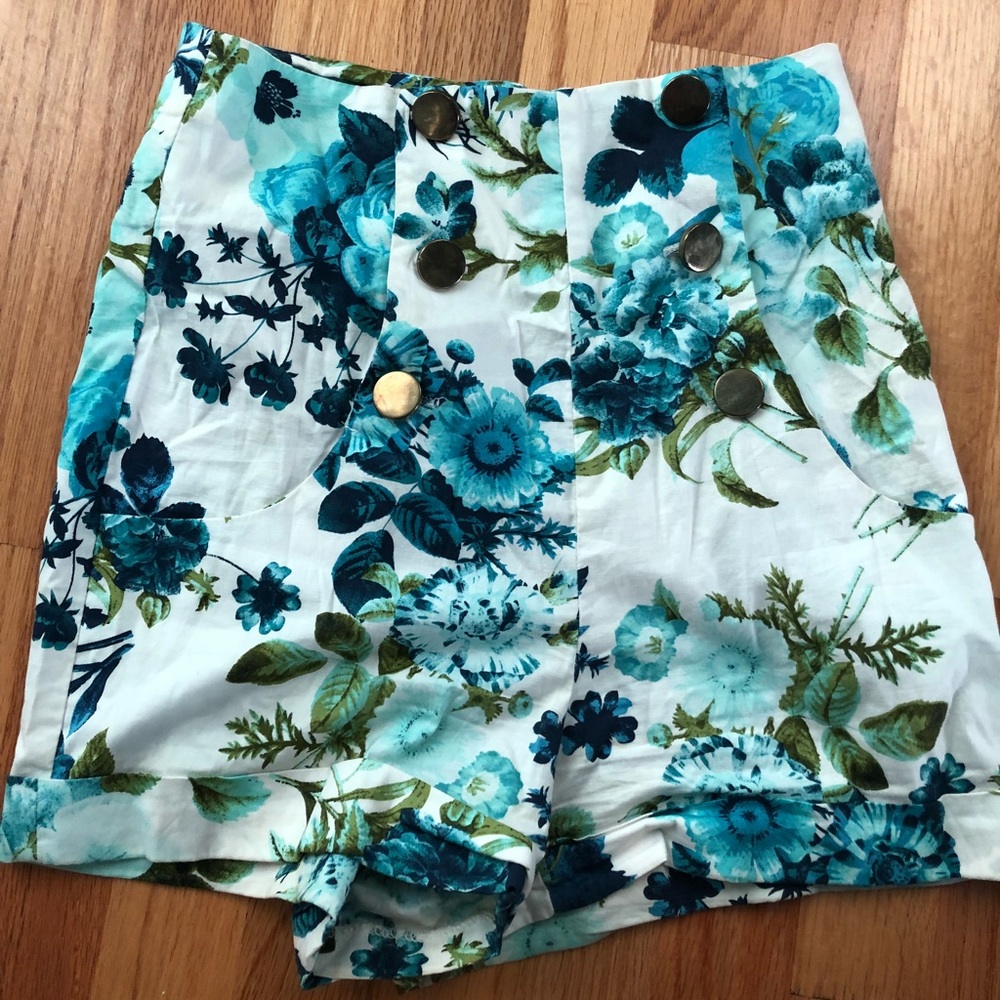 High waisted shorts